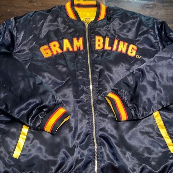 GSU Grambling State University Tigers Reversible Bomber Jacket 3x - Picture 1 of 12